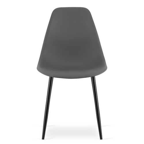 Krzesło WAT ciemnoszare / nogi czarne x 3