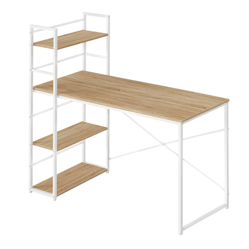 Biurko Komputerowe MAX 4.0 - sonoma / nogi białe