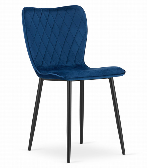 Krzesło FOX - granat aksamit x 2