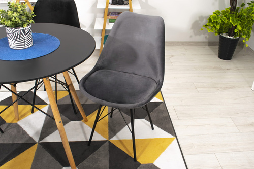 Stół TODI Okrągły 80cm - czarny