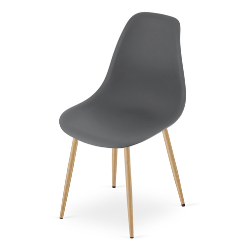 Krzesło WAT ciemnoszare / nogi naturalne x 1