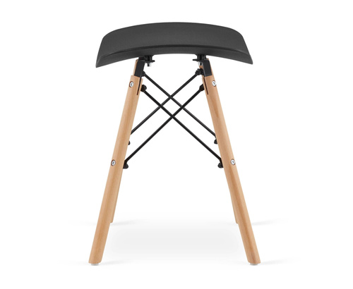 Taboret KORFU - czarny x 1