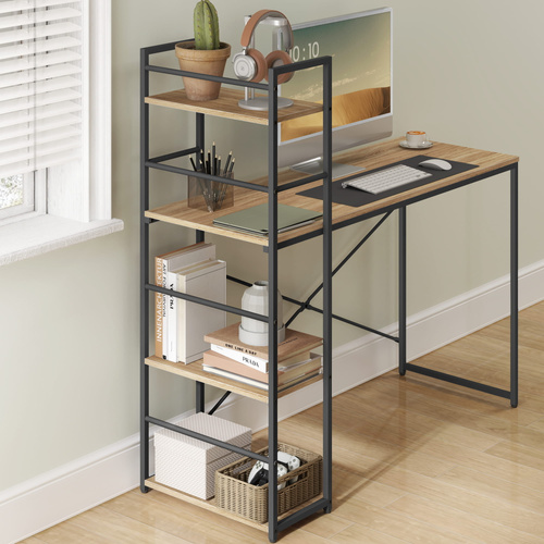 Biurko Komputerowe MAX 4.0 - sonoma / nogi czarne