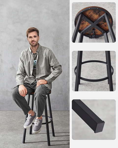 Taborety Barowe 2szt  - LBC026B01V1