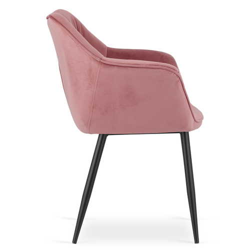 Krzesło MADERA - róż aksamit x 1