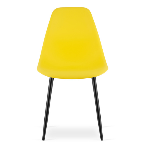 Krzesło WAT żółte / nogi czarne x 4