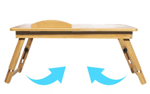 Stolik pod laptopa bambus L