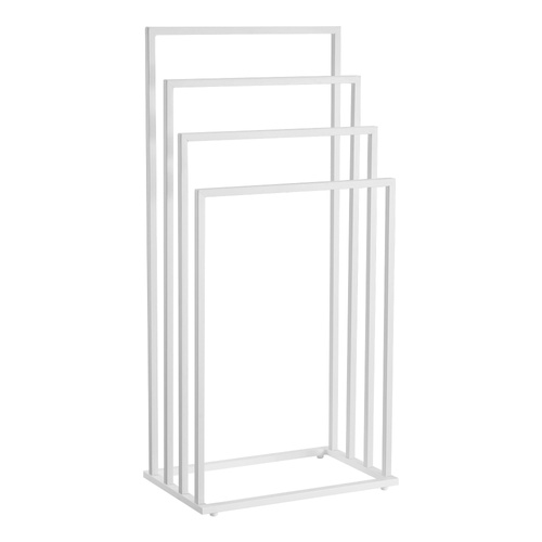 Stojak na ręczniki 4 szczeble - biały