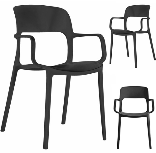 Krzesło SAHA - czarne x 3