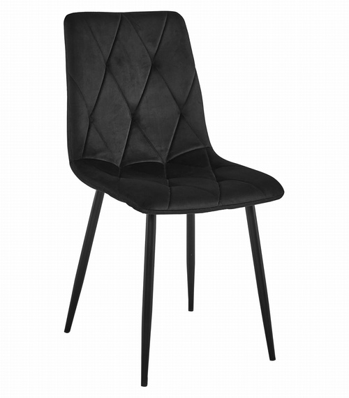 Zestaw stół NP 120x80 Craft Czarny + 4 krzesła LIBRA czarne