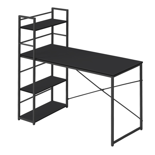 Biurko Komputerowe MAX 4.0 - czarne / nogi czarne