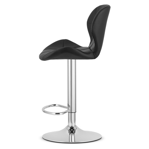 Hoker WEST - ekoskóra czarny / baza chrom