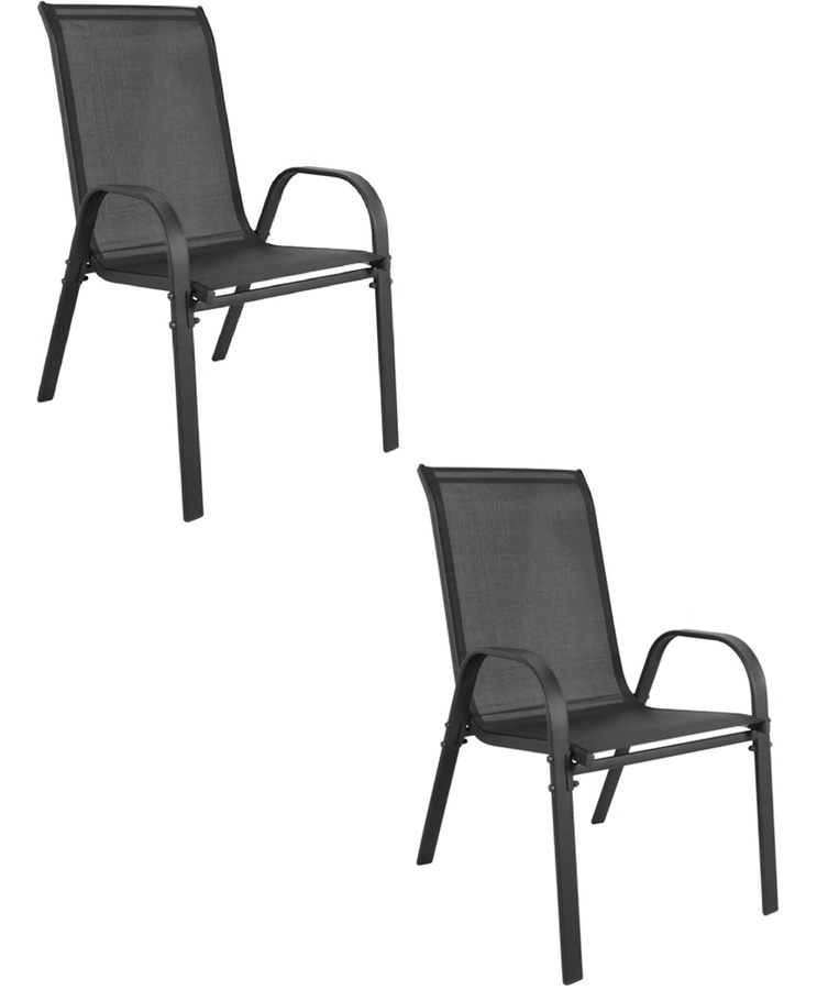 Krzesło SOFIA - ciemny szary x 2