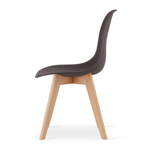 Krzesło KITO kawa / nogi naturalne x 3