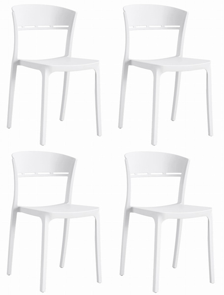 Krzesło COCO - białe x 4