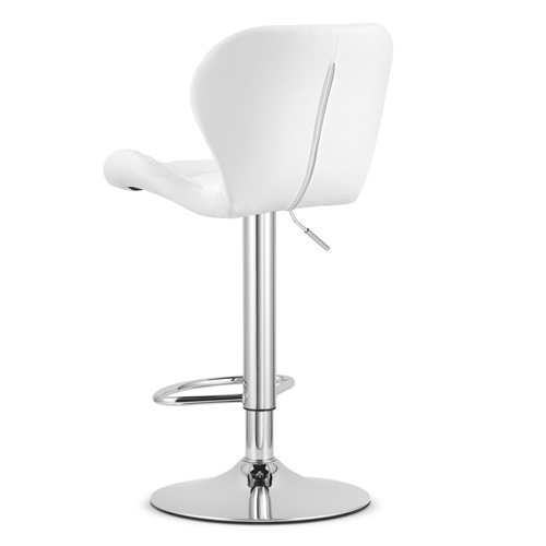 Hoker WEST - ekoskóra biały / baza chrom