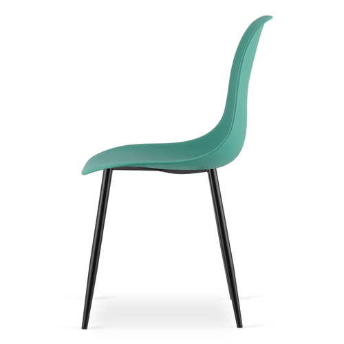 Krzesło WAT zielone / nogi czarne x 4