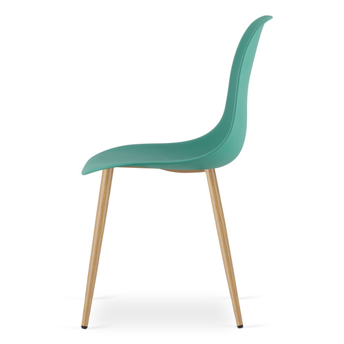Krzesło WAT zielone / nogi naturalne x 1