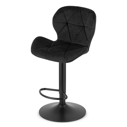 Hoker WEST - aksamit czarny / baza czarna x 2