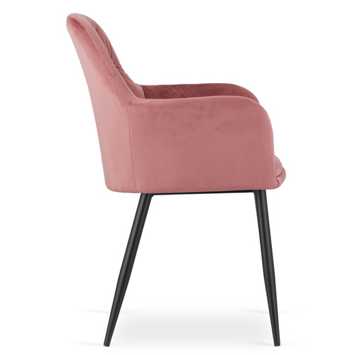 Krzesło DAKAR - róż aksamit x 1