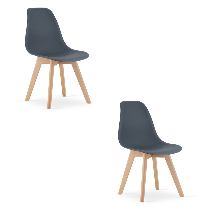 Krzesło KITO - dark slate x 2