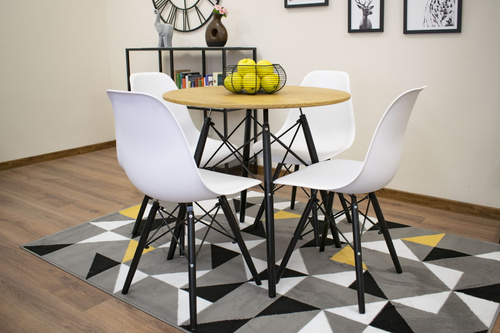 Stół TODI Okrągły 80cm - dąb