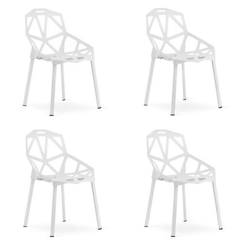 Krzesło ESSEN - białe x 4