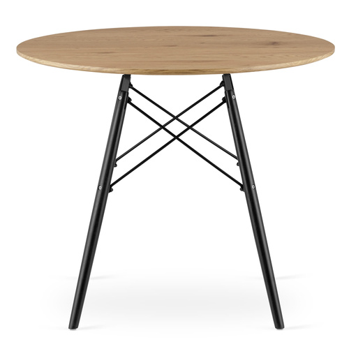 Stół TODI Okrągły 90cm - dąb