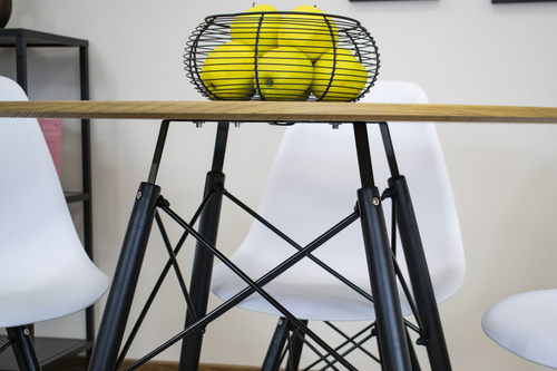 Stół TODI Okrągły 90cm - dąb