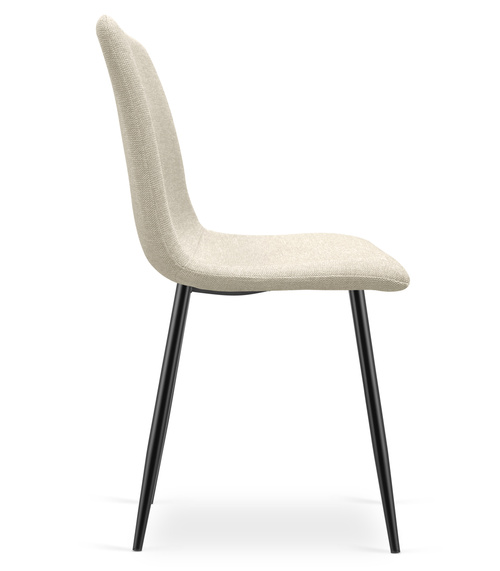 Krzesło RIFT - beż / nogi kolor czarny x 3