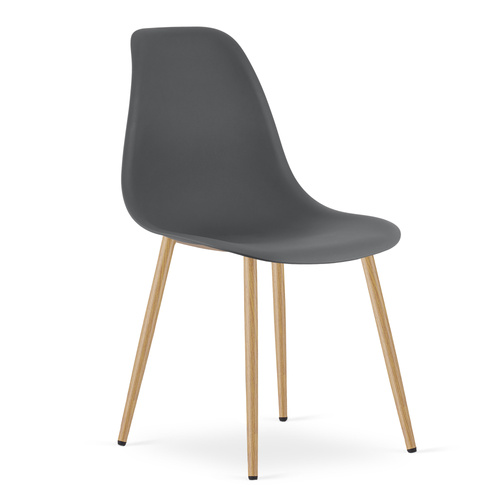 Krzesło WAT ciemnoszare / nogi naturalne x 1