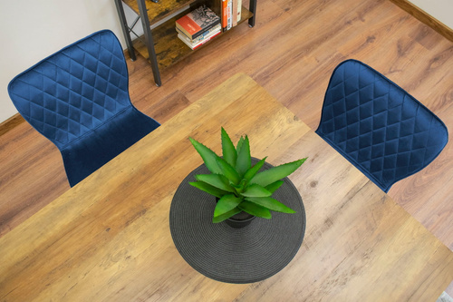 Krzesło FOX - granat aksamit x 3