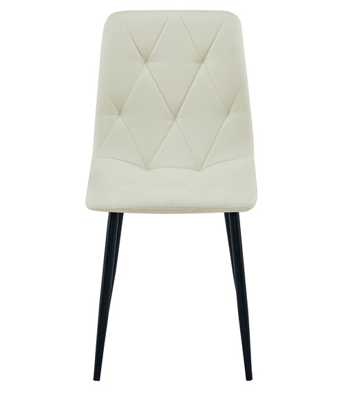 Krzesło LIBRA - beż materiał / nogi czarne x 1