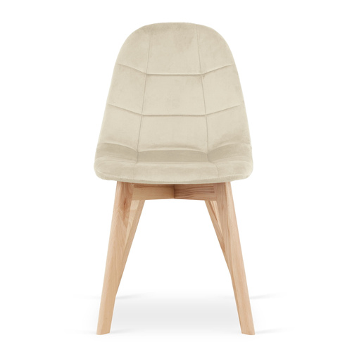 Krzesło BORA - beż aksamit x 1