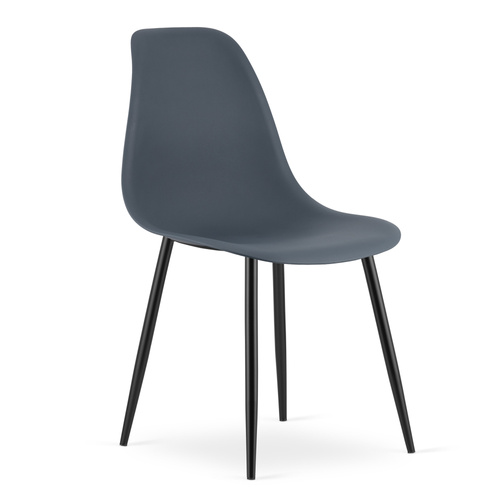 Krzesło WAT dark slate / nogi czarne x 3