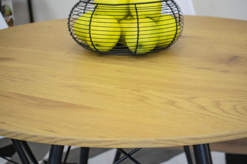 Stół TODI Okrągły 100cm - dąb