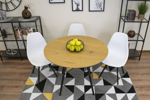 Stół TODI Okrągły 100cm - dąb