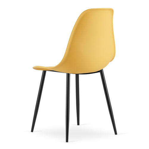 Krzesło WAT musztarda / nogi czarne x 4