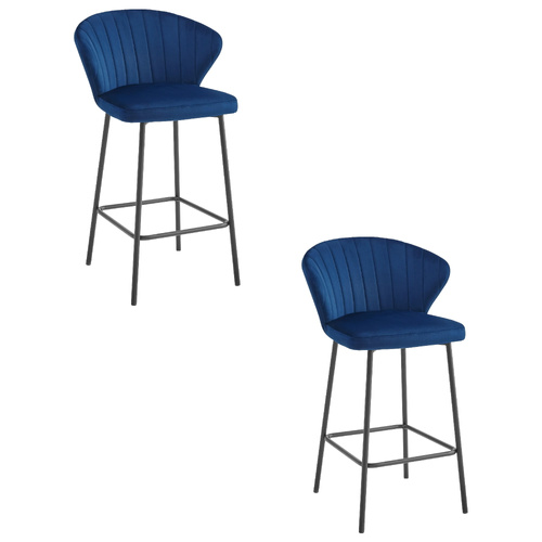 Hoker GATTA - aksamit granat / nogi czarne x 2