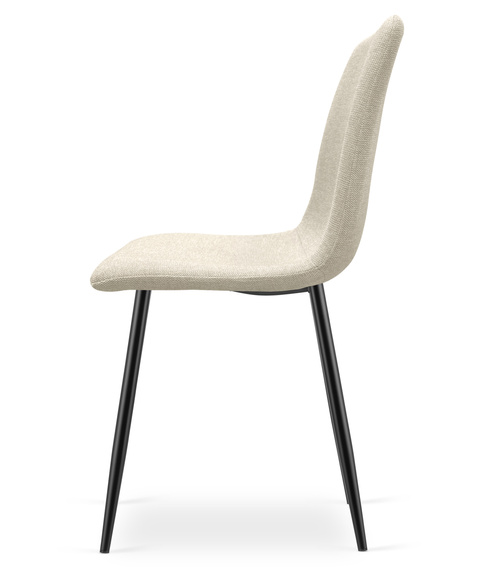 Krzesło RIFT - beż / nogi kolor czarny x 2