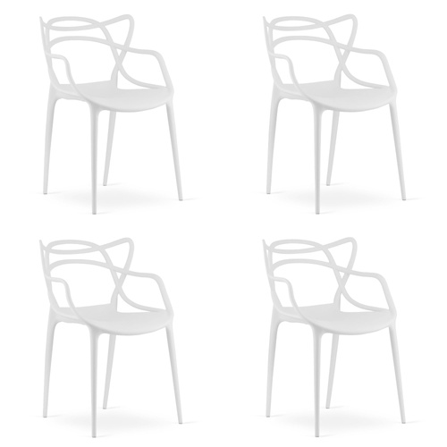 Krzesło KATO - białe x 4
