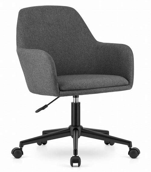 Fotel obrotowy NARNI - ciemnoszary materiał