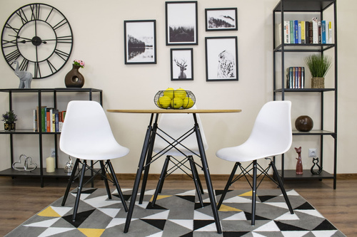 Stół TODI Okrągły 90cm - dąb