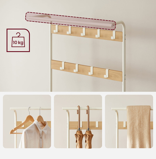 Wieszak Stojak na Ubrania - sonoma - HSR040W11